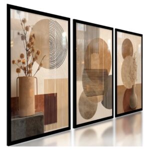 Quadro Abstrato Boho 122x60