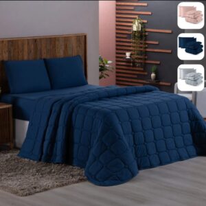 Kit Cobre Leito King 3 Peças Dupla Face