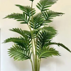 Planta Artificial Palmeira Grande 18 Folhas 90cm Decorativa