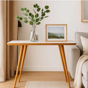 Aparador Retrô de Madeira Maciça com Pés Palito Sala de Estar Cantinho do Café e Decoração Moderna