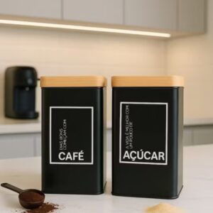 Porta Mantimentos Café Açúcar