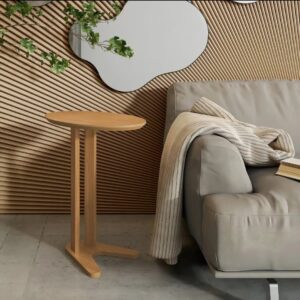 Mesa Lateral Oval 60cm Dalla Costa